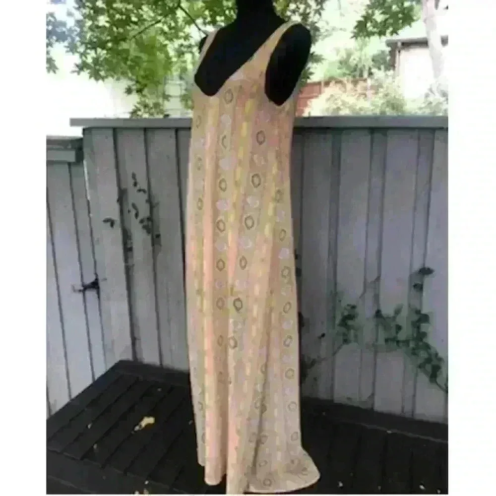 Mumu Patterned Maxi Dress Size Small🍓 - Picture 1 of 8